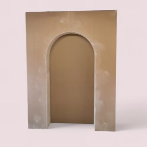 3D boltív, szögletes - Háttérfallal vagy anélkül