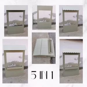 5 az 1-ben kirakat / Virágfal